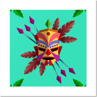 Tribal Mask Posters and Art